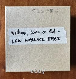 Two 1860s Ambrotype Photo Civil War General LEW WALLACE Brothers