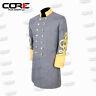 Us Civil War Confederate General's 4 Rows Braid Double Breast Cavalry Frock Coat