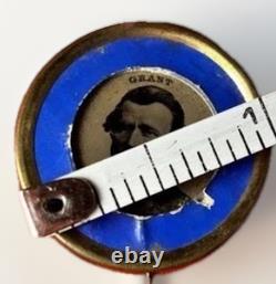 US Presidential Campaign Pin General Grant. Ferrotype Civil War