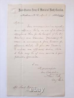 Union Civil War General John J. Peck War-date Autograph Letter Signed