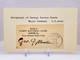 Union General George Meade Civil War Cut Autograph Index Card Signed Gettysburg