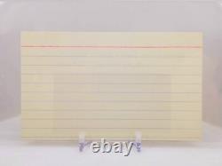 Union General George Meade Civil War Cut Autograph Index Card Signed Gettysburg