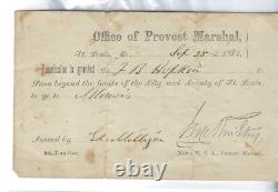 Union General Justus McKinstry Provost Marshall St Louis Missouri Grouping