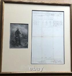 Union Major General John Sedgwick Civil War Dated Autograph (Document Signed)