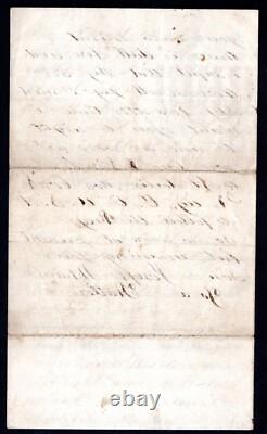 Us 1861 CIVIL War Letter With Image Of Major General Mclellan From A Soldier
