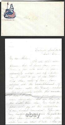 Us CIVIL War Letter Dated March 26,1864 General Grant Inspired Confidence