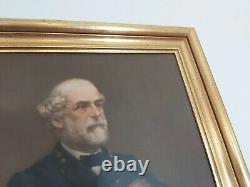 VTG Civil War General Robert E Lee And Stonewall Jackson Framed Print J. A. Elder