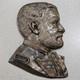 Vintage 18th President General Ulysses S Grant Civil War Portrait Bronze Plaque