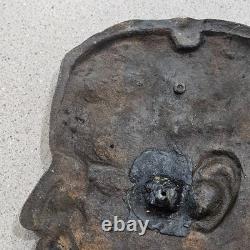 Vintage 18th President General Ulysses S Grant Civil War Portrait Bronze Plaque