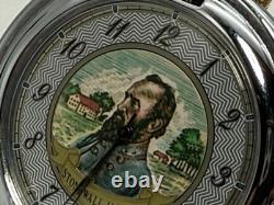 Vintage POCKET WATCH FRANKLIN MINT Civil War General Stonewall Jackson
