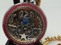 Vintage POCKET WATCH FRANKLIN MINT Civil War General Stonewall Jackson