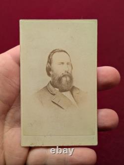 Vintage Portrait CDV Confederate Civil War General James Longstreet New York