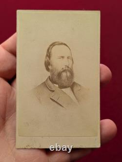 Vintage Portrait CDV Confederate Civil War General James Longstreet New York