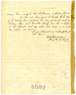 WILLIS A GORMAN/Union General/Civil War Letter/Excellent Vicksburg Content 12075