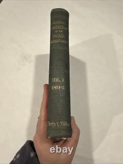 WOW! General Orders of the War Department 1861, 1862 & 1863 Vol 1 Published 1864