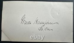Wade Hampton Confederate General CSA Autograph Civil War Cavalry Commander RARE
