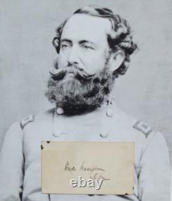 Wade Hampton, Signed Card, CIVIL War General, U. S. Senator, Governor S. C