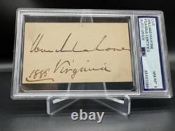 William Mahone Confederate General Autograph PSA Virginia Civil War Rare