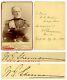 William Tecumseh Sherman Twice Signed Cdv With Other Civil War Generals