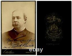 William Tecumseh Sherman Twice Signed CDV with Other Civil War Generals