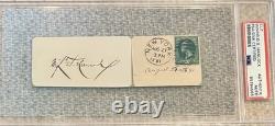 Winfield S Hancock Union Civil War General Signed GEM Autograph PSA/DNA Rare