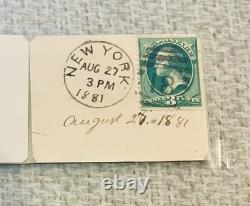 Winfield S Hancock Union Civil War General Signed GEM Autograph PSA/DNA Rare